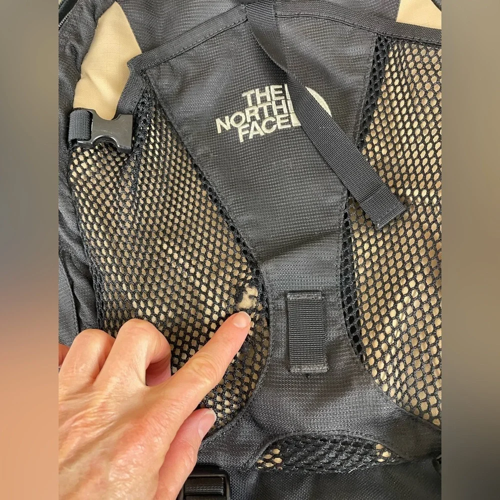 The North Face Recon Black and Tan Backpack